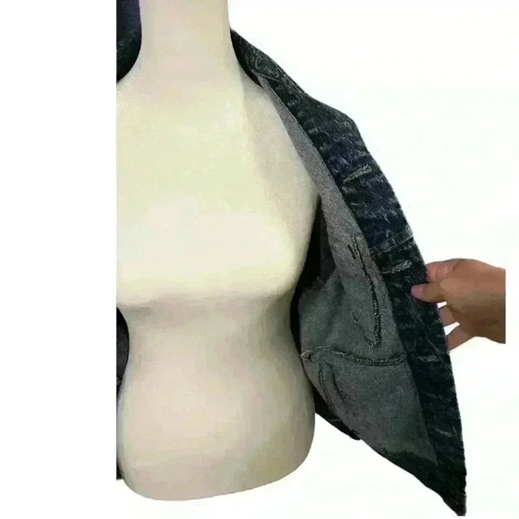 VINTAGE 80s Lee denim jean jacket - Picture 9 of 16